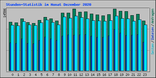 Stunden-Statistik im Monat Dezember 2020