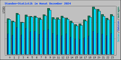 Stunden-Statistik im Monat Dezember 2024