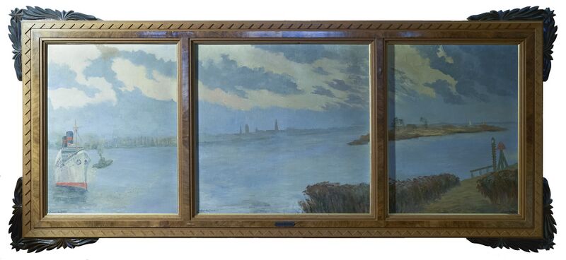 Datei:Lode van der Linden Blick auf Antwerpen.jpg